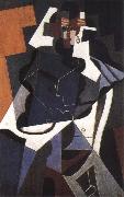 Juan Gris The fem portrait of the whole body oil painting on canvas
